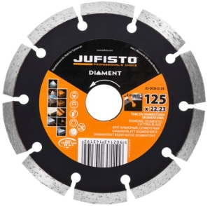 SEKTIONALE DIAMANT-TRENNSCHEIBE 125 x 2 mm