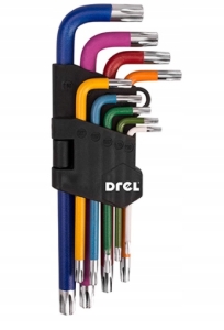 TORX-SCHLÜSSEL VERLÄNGERTE SCHLÜSSEL MIT LOCH T10-50 9St