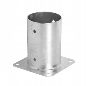 VERSCHRAUBTER PFOSTEN RUNDANKER 80 x 150