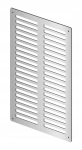 LÜFTUNGSGITTER ALUMINIUM 3mm 30x50 TUBOND