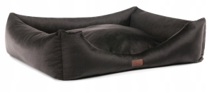 HUNDEBETTWÄSCHE SCHWARZER SAMT NACHRICHT 70x60