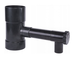 REGENWASSERAUFFÄNGER MIT RINNE 100MM GRAPHIT IBC