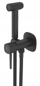 VERDECKTES BIDET FIXER SCHWARZES DUSCHSET