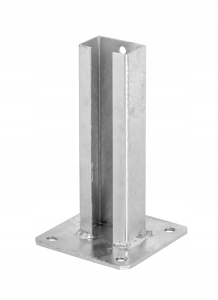 FUSS FÜR PLATTENPFOSTEN 50x50 EINSCHLAGBASIS
