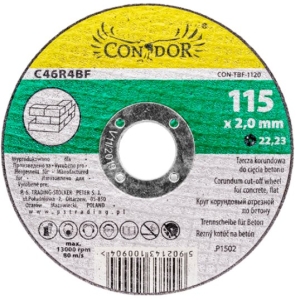 ALUMINIUMKLINGE ZUM FLACHSCHNEIDEN VON BETON 115 mm