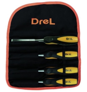 FLACHHOLZMEISSEL 4-tlg