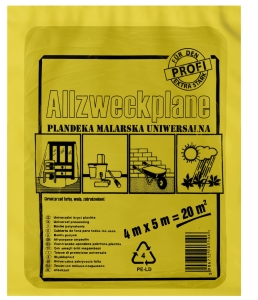 MALFOLIE 4 x 5 m SCHUTZHÜLLE MITTEL