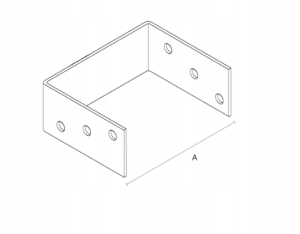 SÄULENFUSS VERSCHRAUBT U 50 mm HALTERGRIFF