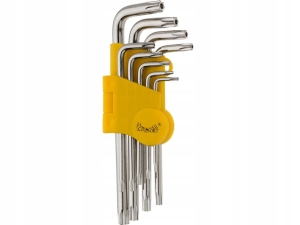 TORX-SCHLÜSSELSATZ MIT BOHRUNG T10-50 LANG 9-TLG