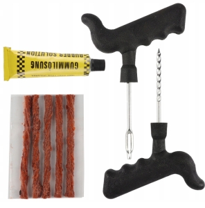 SCHLAUCHLOSER REIFENREPARATURSATZ + KLEBER