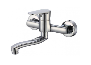 WANDMONTIERTE KÜCHENSPÜLBECKEN-MISCHER NERO