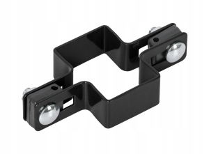 Klemme für Durchgangspfosten für Paneele 60x40 SCHWARZ