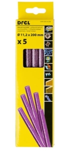 KLEBEPATRONE FÜR PISTOLE GLITTER VIOLET