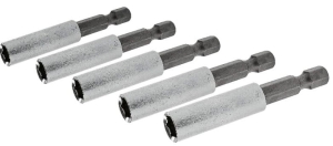 MAGNETISCHER BITHALTER 1/4 60mm 5Stk