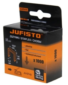 J-STAPLES 14 x 10,6 x 1,2 mm 1000 Stück