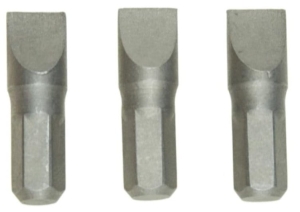 FLACHE BITS SL6 x 1,0 x 25 mm 3 Stück BITS BIT