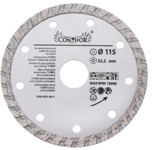 DIAMANTKLINGE FÜR TROCKENSCHNEIDEN TURBO 115mm